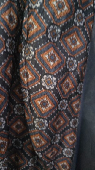 Bata estampada hombre