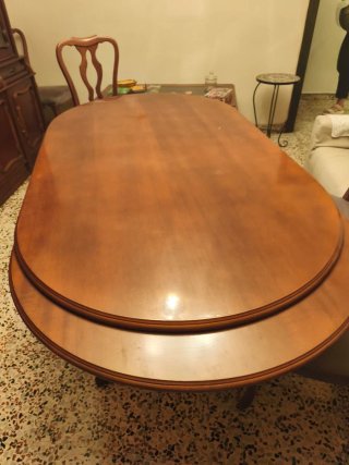 Mesa comedor extensible madera maciza