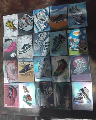 Cromos de zapatillas deportivas