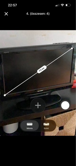 Televisión LCD Sharp Negra