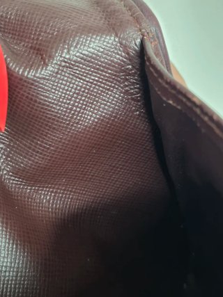 Cartera Louis Vuitton Monogram Lona Beige/Rojo