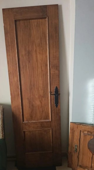 Puerta madera maciza de paso