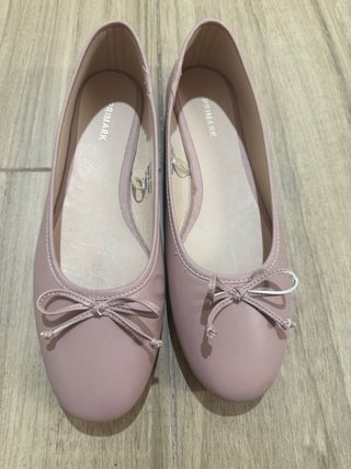 Bailarinas rosa palo Primark con lazo