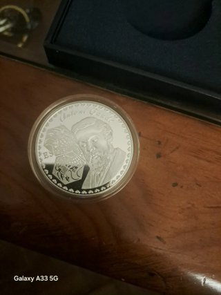 Moneda Plata 10€ Centenario Gaudí Parque Güell