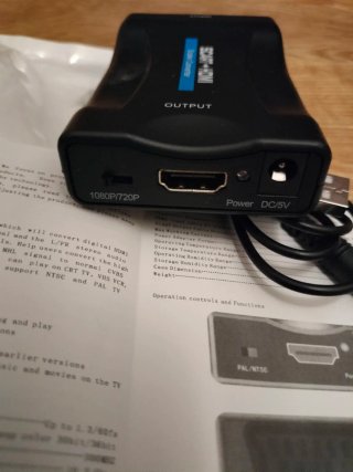 Adaptador SCART a HDMI  Conversor