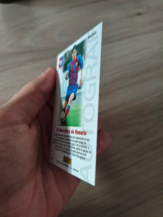 Cartas Messi Barça Campió 2004-2005