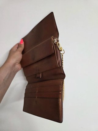 Cartera Louis Vuitton Marrón y Dorada