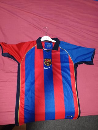 Camiseta Barça 1ª Equipación 01/02 Nike