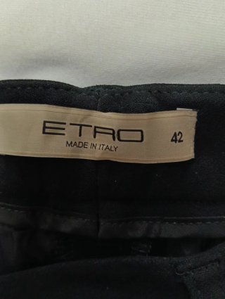 Pantaloni Etro Neri Taglia 42