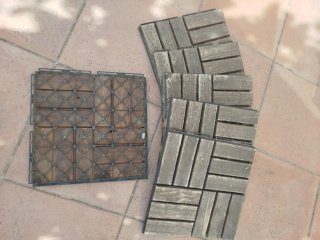Losetas madera piscina