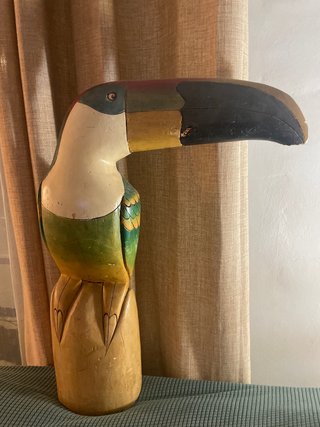 Pájaro Decorativo Tucán Madera