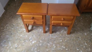 Dormitorio de madera provenzal