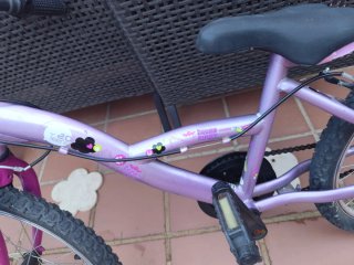 Bicicleta Morada 20 Pulgadas