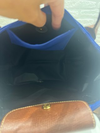 Bolso Longchamp Le Pliage Asa Superior Azul