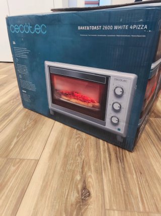 Horno eléctrico Cecotec 26L 4Pizza  1500W - Piedra