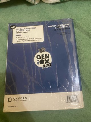 Lengua castellana y literatura I. Libro del est...