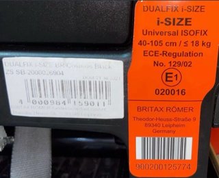 Silla de coche Britax Römer Dualfix i-size