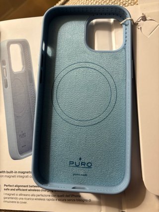 Funda iPhone Purd Azul Claro MagSafe