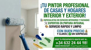 Pintor profesional casas y hogares