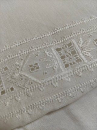 Primo letto matrimoniale in puro lino Olanda