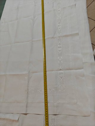 Primo letto matrimoniale in puro lino Olanda