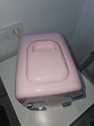 NEVERA PEQUEÑA ROSA