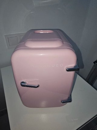 NEVERA PEQUEÑA ROSA