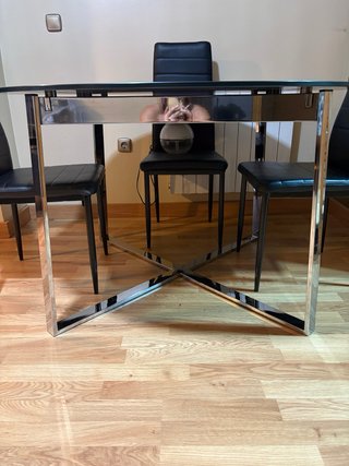 Mesa Comedor Callagaris Extensible Negra
