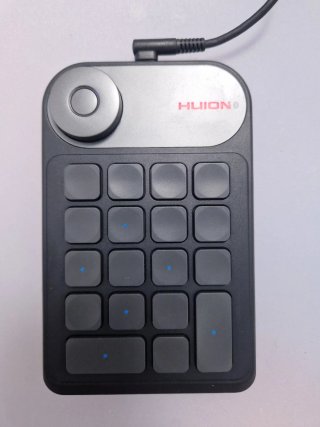 HUION Mini Keydial K20 Teclado Numérico H10019