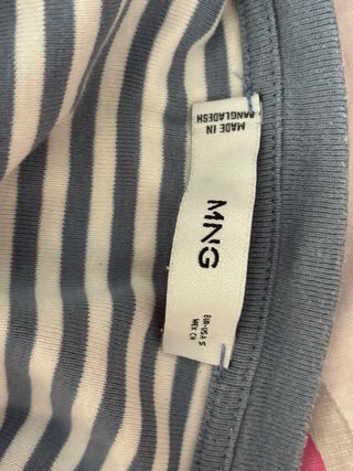 Camiseta Mango Rayas Talla S