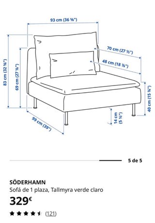 Set di 3 moduli angolari SÖDERHAMN verde