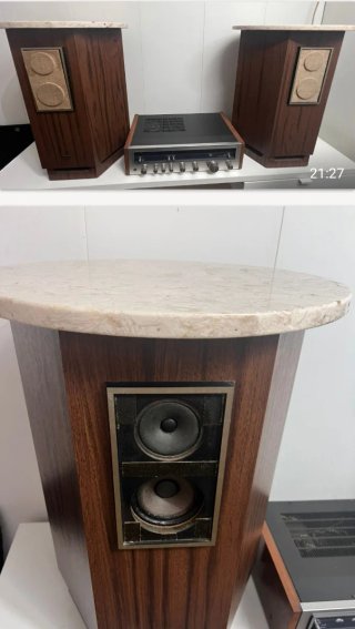 Altavoces Vintage Empire 60s