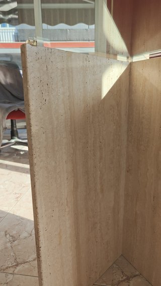 Mesa comedor cristal patas mármol
