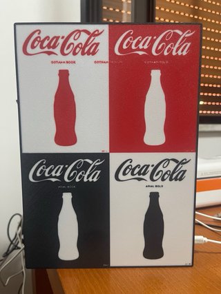 Lampada Light Box Coca-Cola Pop Art