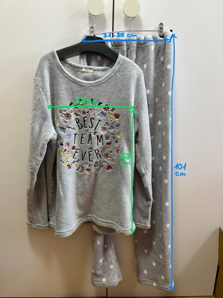 Pijama gordo gris Unit