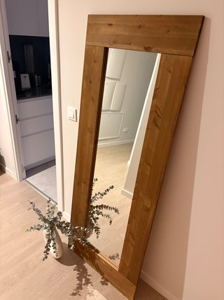Espejo de pie madera Sklum