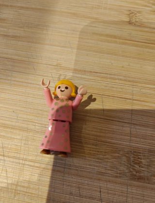 Playmobil Niña Vestido Rosa Estrellas