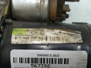 567392 8200143045 motor arranque renault scenic