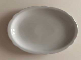 Bandeja ovalada de porcelana Alemana