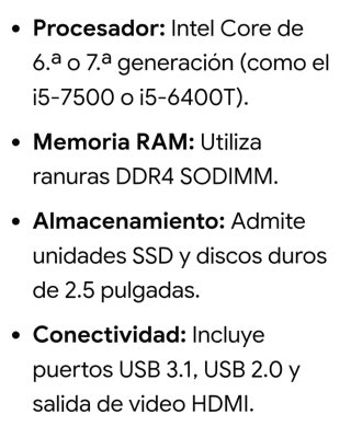 Mini PC Dell OptiPlex 3000