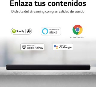 LG barra sonido inteligente 520W negro