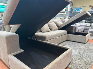 Sofá Cama Chaise Longue con Arcón