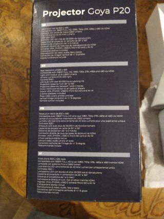 Proyector PRIXTON GOYA P20 Blanco