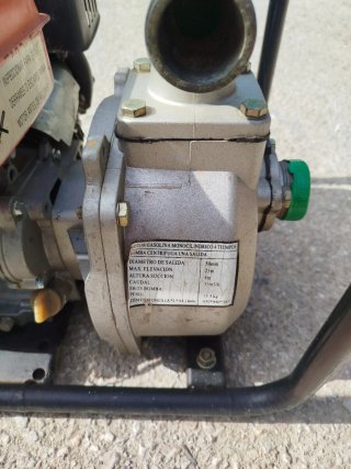 Bomba de agua motor gasolina