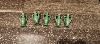 Lote 5 ánforas verdes Playmobil