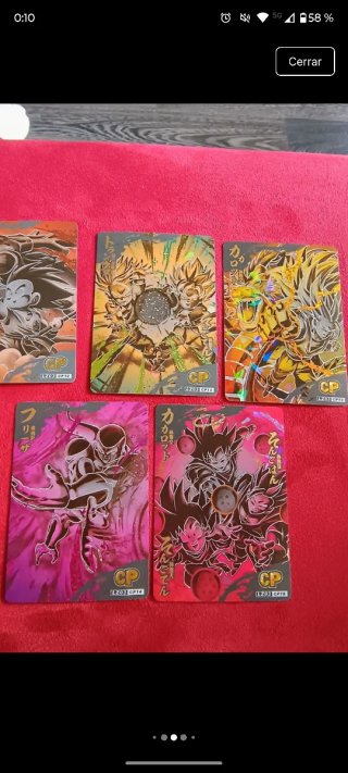Cartas Dragon Ball superfighter lz03
