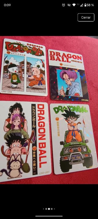 Cartas Dragon Ball superfighter lz03