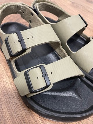Sandalias Birkenstock Mogami Terra Caqui