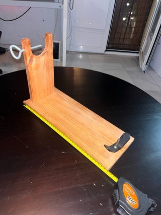 Soporte Jamonero Madera y Metal