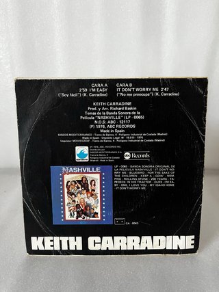 Vinilo Keith Carradine I'm Easy 1976